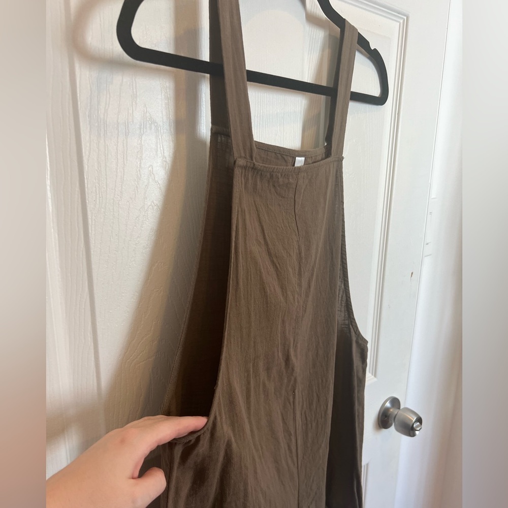 SheIn Wide Leg Rolled Hem Overalls - Picture 6 of 6